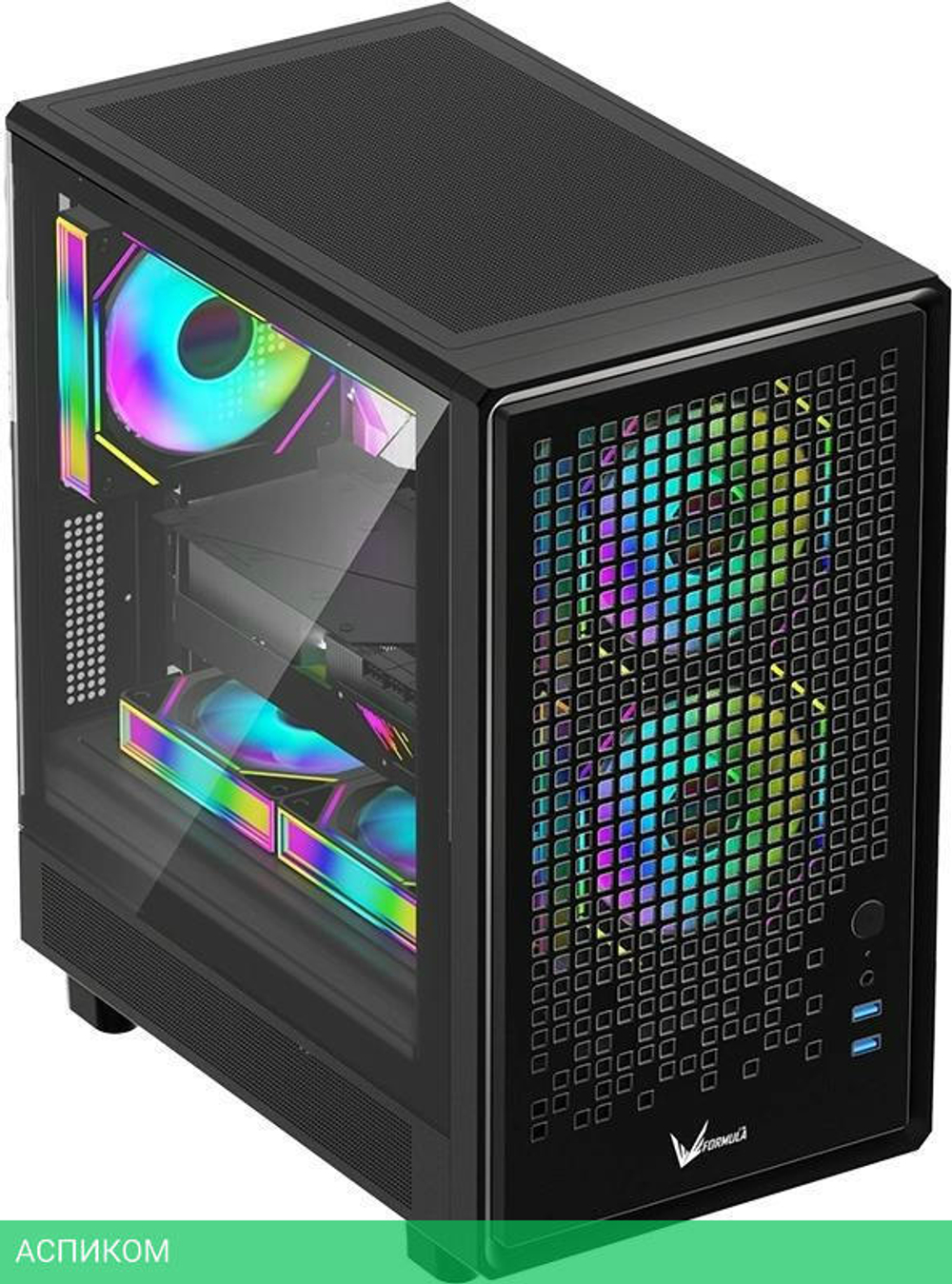 Корпус Formula V Line Air Mesh G2 без БП черный