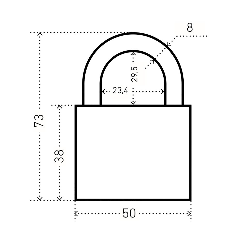 Замок навесной ВС2С-501 Черный (72,6) аллюр (02001077)