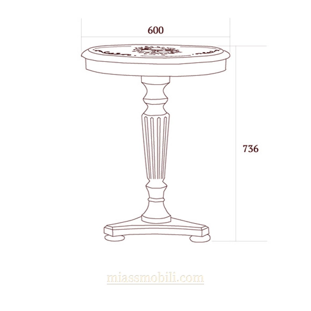 FLORIANA Гостиная. Стол кофейный