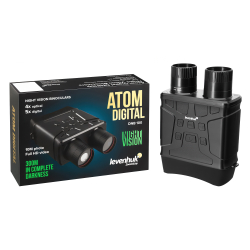 Бинокль ночного видения Levenhuk Atom Digital DNB100 - Регулируемая ИК-подсветка с 7 уровнями яркости