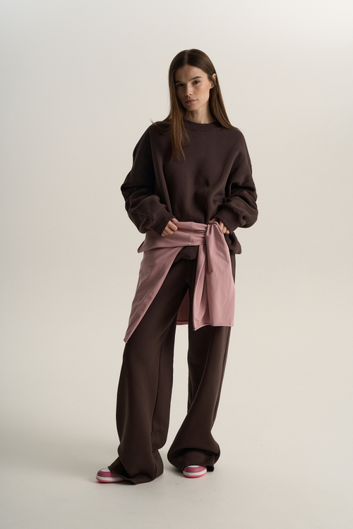 Худи на молнии унисекс футер с начесом, бургунди