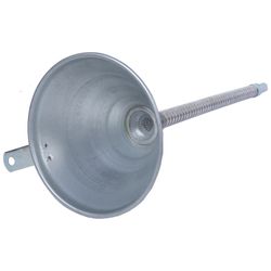 МАСТАК (135-00006) Воронка с гибким сливом, металлическая, 140 х 180 х 470 мм