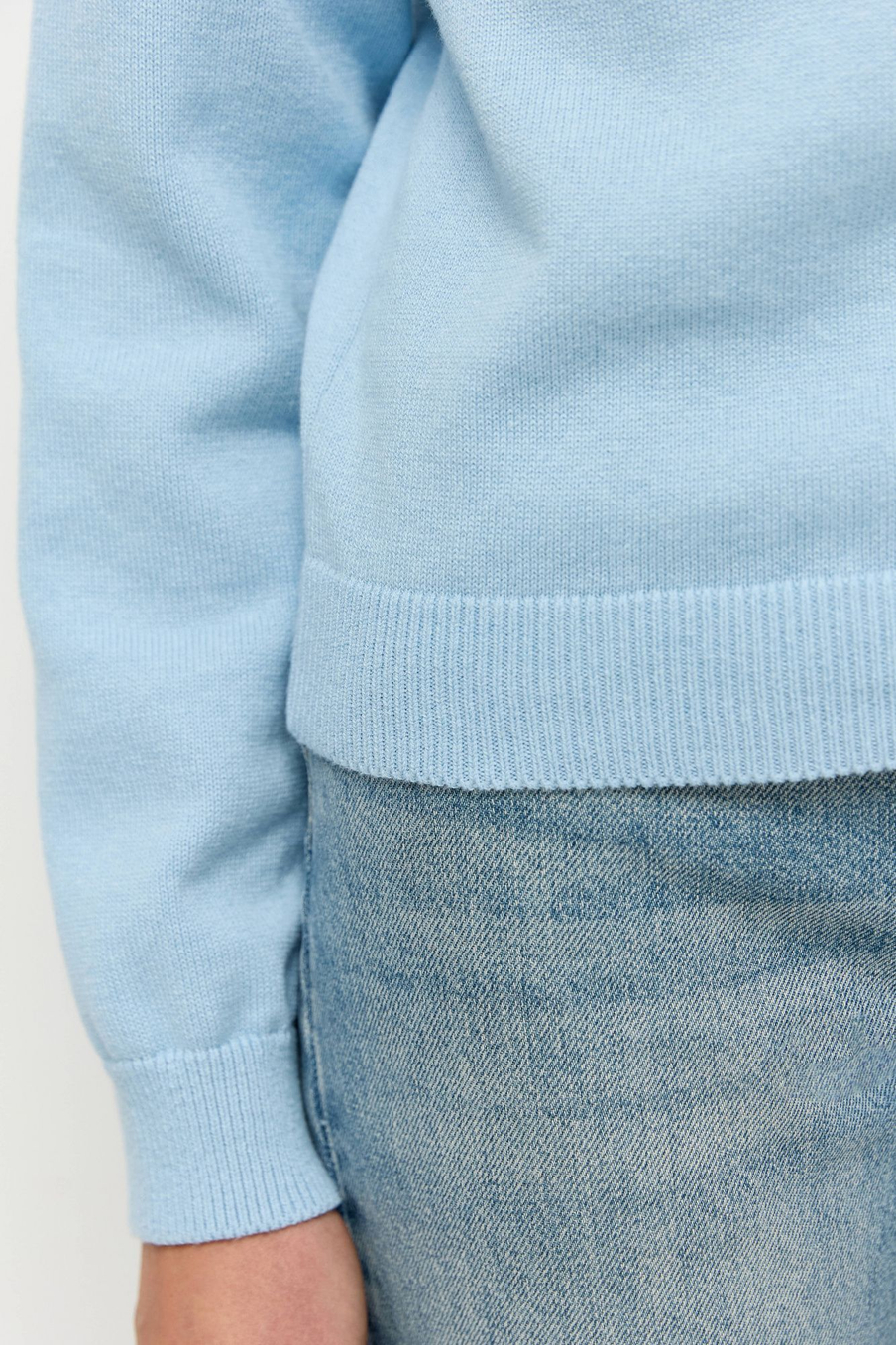 Джемпер из хлопка с кашемиром 2 в 1