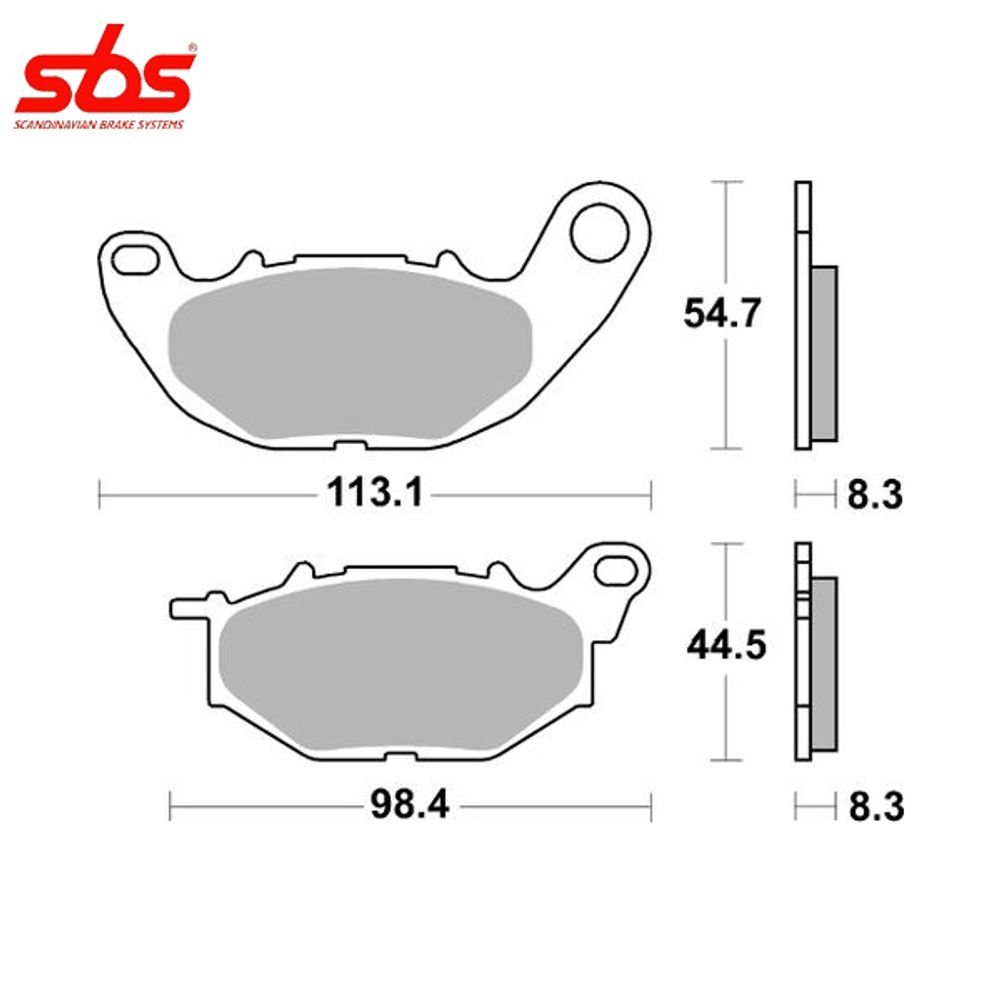 SBS 931HS тормозные колодки передние