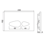 Смывная клавиша Jaquar Vignet Prime JCP-CHR-812415