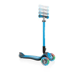 Самокат Globber Elite Deluxe Lights голубой
