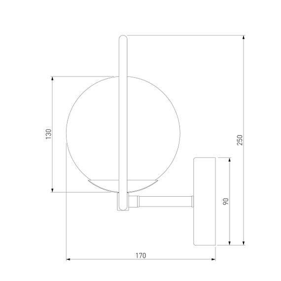 Бра Eurosvet Ringo 50289 золото