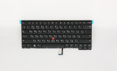 Клавиатура для Ноутбука Lenovo LenovoThinkPad L470 раскладка - русская, черная (01EN531)