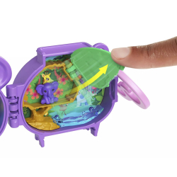 Polly Pocket - Компактный слоник в наборе с куклой + аксессуары JCB19