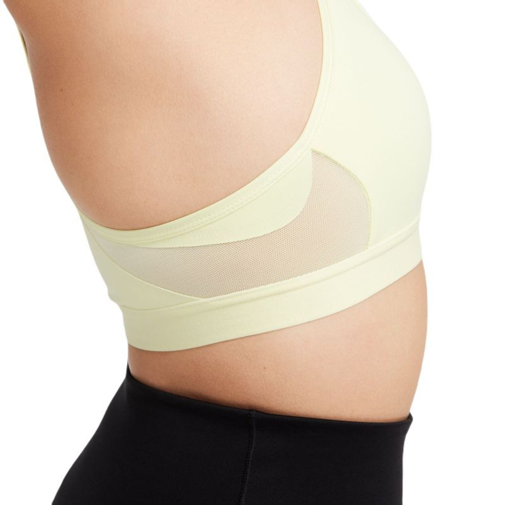 ТОП теннисный Nike Indy Bra V-Neck - luminous green/luminous green/white