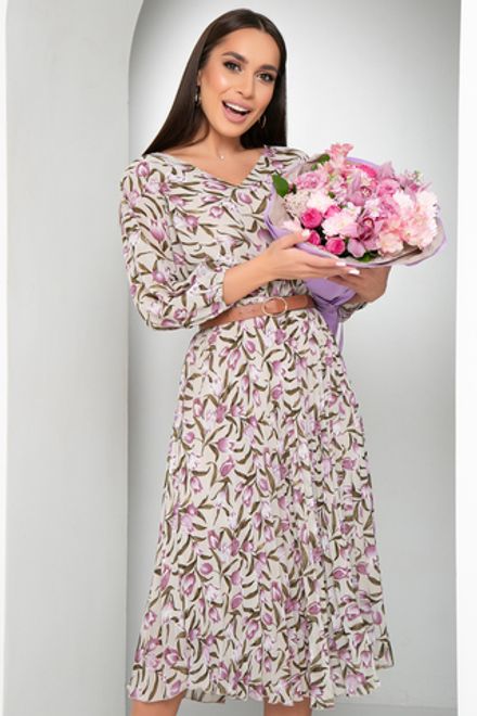 Платье Шифоновое гофре (весна) Diolche (Акция)