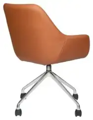 Офисное кресло МГ-24 В ХРОМ ПАУК 4 ЛУЧА