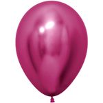 Шар (5''/13 см) Reflex, Зеркальный блеск, Фуше (912), хром, 50 шт.