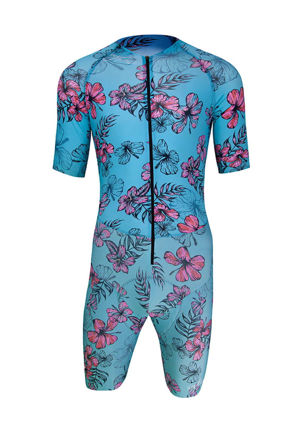 ВЕЛОКОСТЮМ SPEED TT SUIT | HIBISCUS FLORAL SKYBLUE