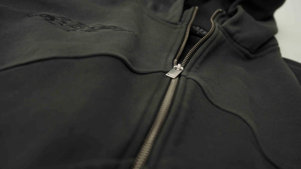 Худи Parfet Zip 2black Vintage темно-серый