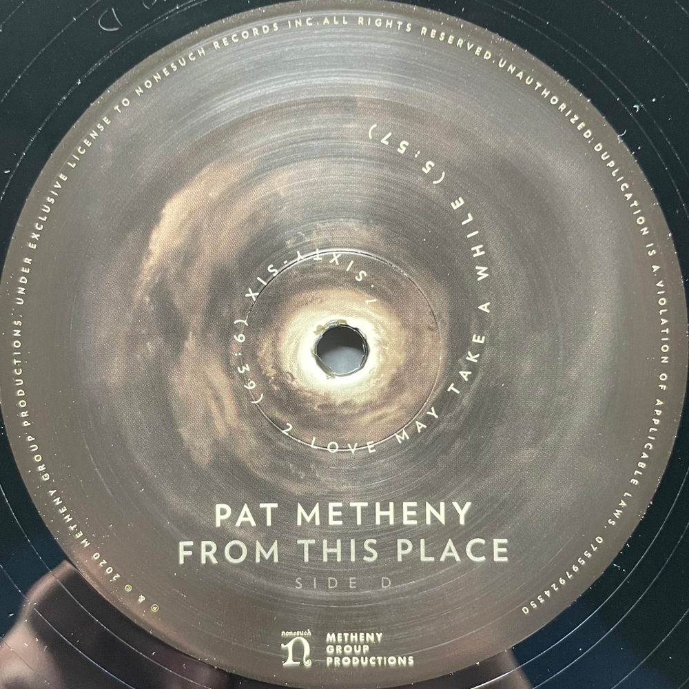 Pat Metheny ‎– From This Place 2LP (Голландия 2020г.)