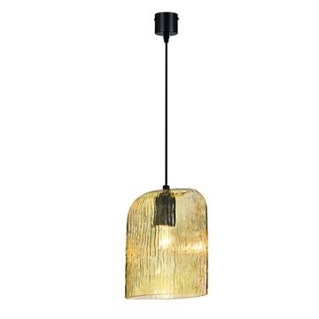 Подвесной светильник 1*E27 V000613 11073/1P Amber черный/янтарный Pioggia Indigo