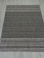 Ковер S154 - DARK GRAY - Прямоугольник - коллекция KAIR размер 100*200 см