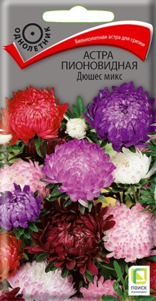Астра пионовидн. Дюшес микс 0,3гр Поиск