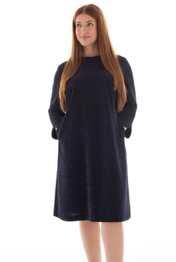 Платье женское 1635АПА, синий блеск #132СБ051635АПА
