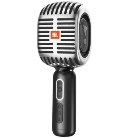 Караоке-микрофон JBL KMC600, серебристый