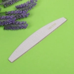 Пилка для ногтей наждачная в пакете «Ultramarine - Professional» абр. 180/240, полумесяц, цвет серебро, 17,8*2,8см