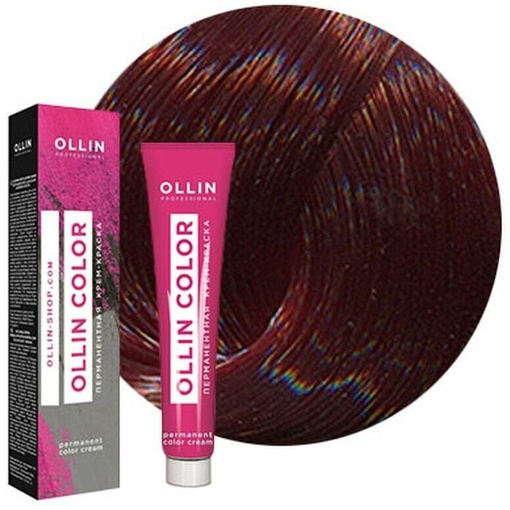 OLLIN COLOR 6/5 темно-русый махагоновый 100 мл Перманентная крем-краска для волос