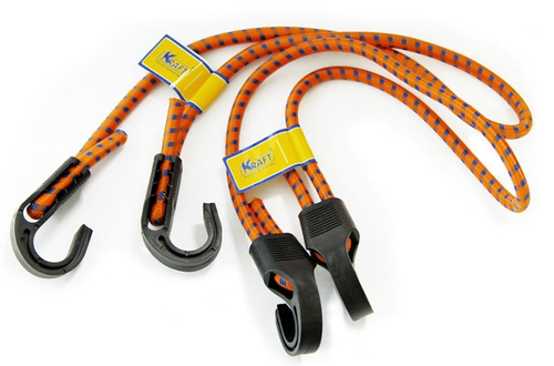 Бандаж для багажа Kraft (2х80см,d=8мм) пласт. крючки