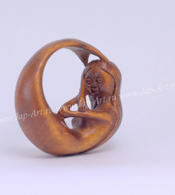 Нэцкэ Русалка круглая