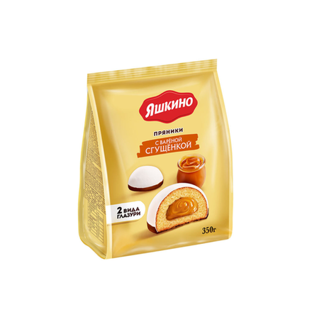 Пряники Яшкино с вареной сгущенкой 350 гр