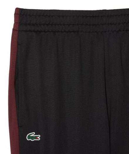Мужские теннисные штаны Lacoste Logo Tennis Track - черный