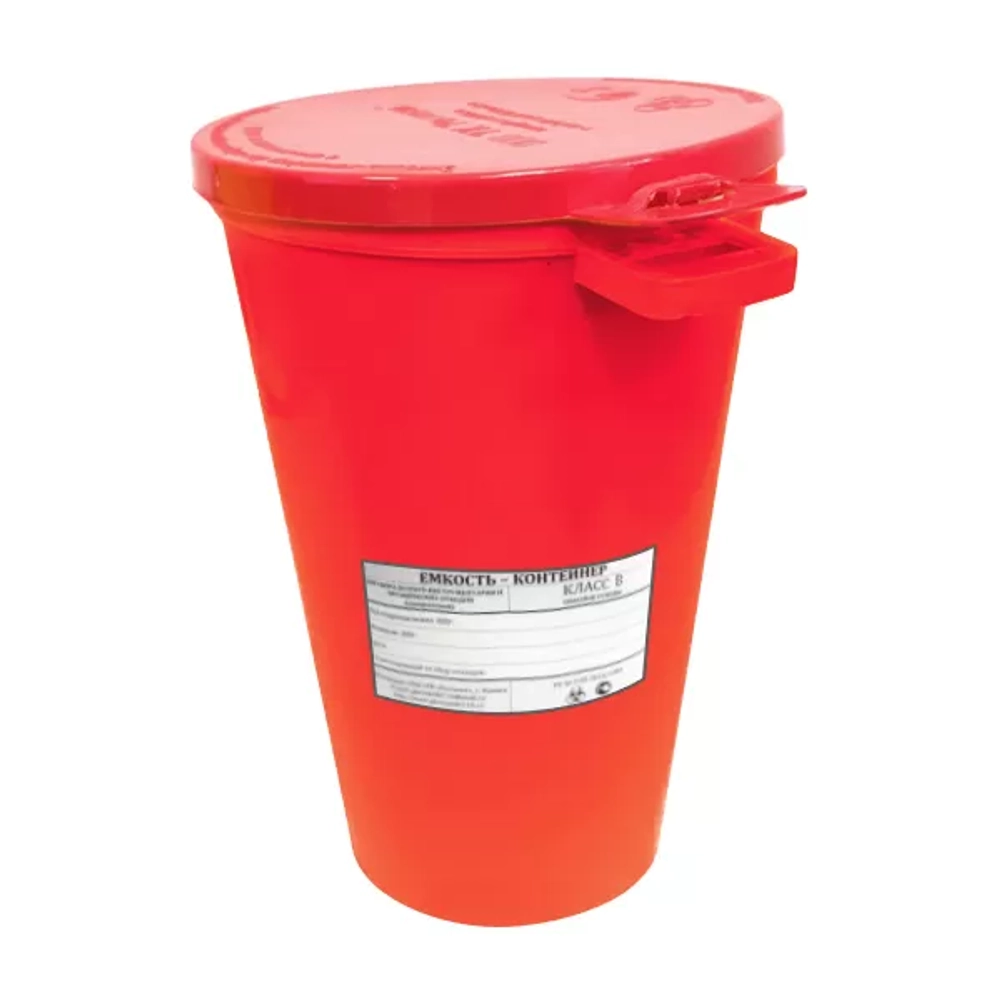 Контейнер для утилизации игл Респект класс В 1 л красный
