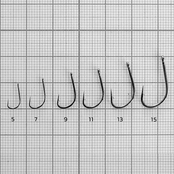 Крючок Izumejina с кольцом №15 цвет BC (10шт) Helios (HS-IZ-15)