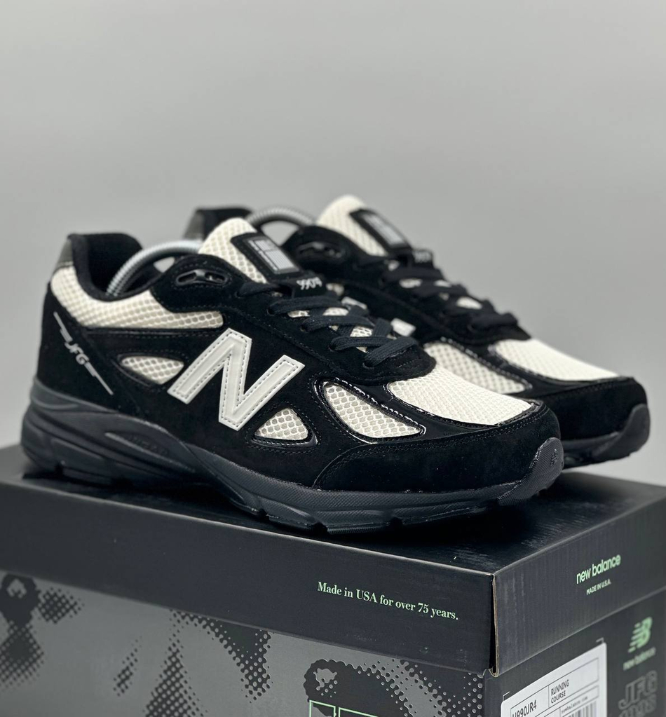 Кроссовки New Balance x JFG 990v4 #B211 (черн.)