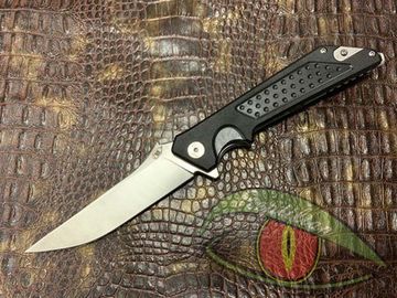 Складной нож Reptilian ВИСТ-01 c клинком из стали D2, рукоять G10