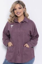 Рубашка Милолика (сливовый) Б15440-18М LT Collection
