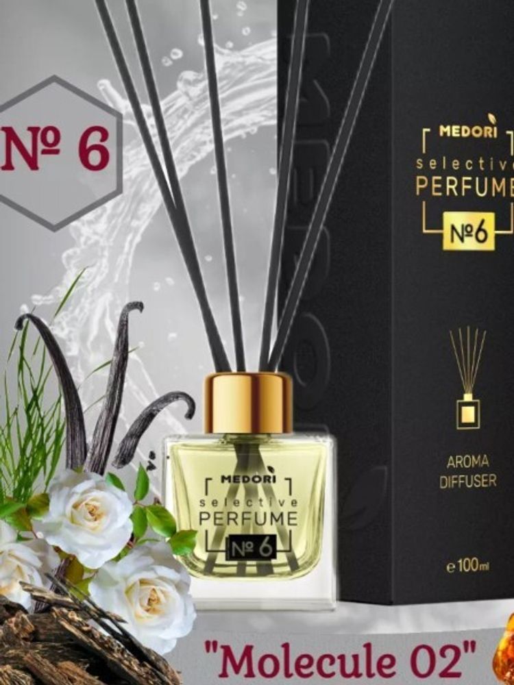 Ароматизатор бытовой 100 мл  HOME PERFUME  №6 Молекула (MEDORI)