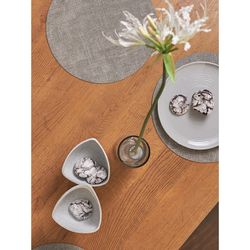 Набор из 4-х сервировочных салфеток Leanera, Ø35 см, серые