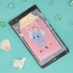 Мочалка-варежка для тела детская «KapitoshkaBoom» Слоник, цвет как на фото, 14*24см, Zip-пакет