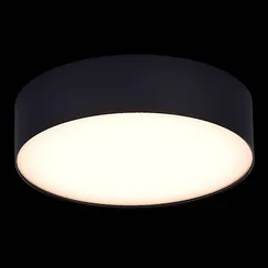 ST606.432.27 Светильник потолочный Черный LED 1*27W 3000K 2 430Lm Ra>90 120° IP20 D220xH55 185-265V Накладные светильники