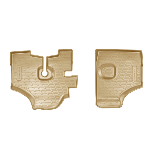 Ковры в салон Norplast/Unidec для Chevrolet Damas (2014-), Бежевый, передняя пара, арт.NPA00-C12-342-B