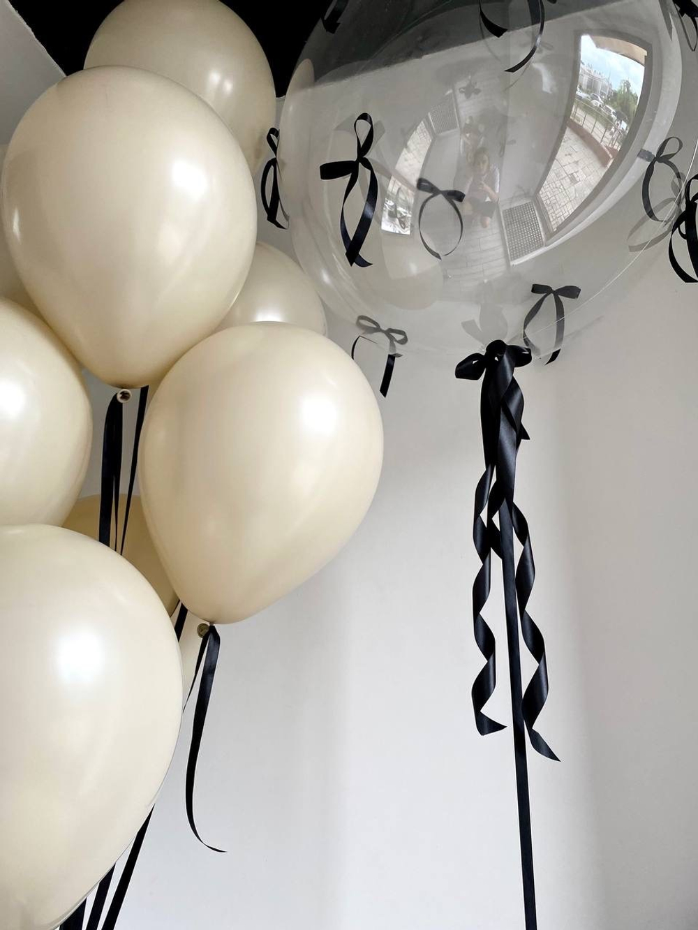 Набор воздушных шаров с бантиками №962