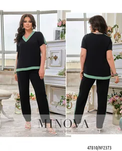 Костюм 2373-черний-мята Minova