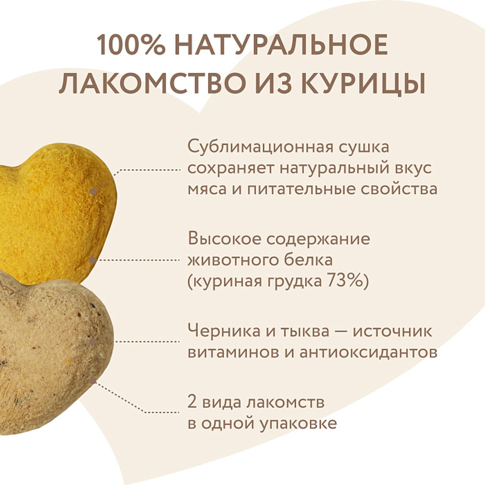 Лакомство для собак и щенков с 4 месяцев на каждый день "Фросты" из курицы Мнямс, размер S (48 шт), 6 шт в упаковке