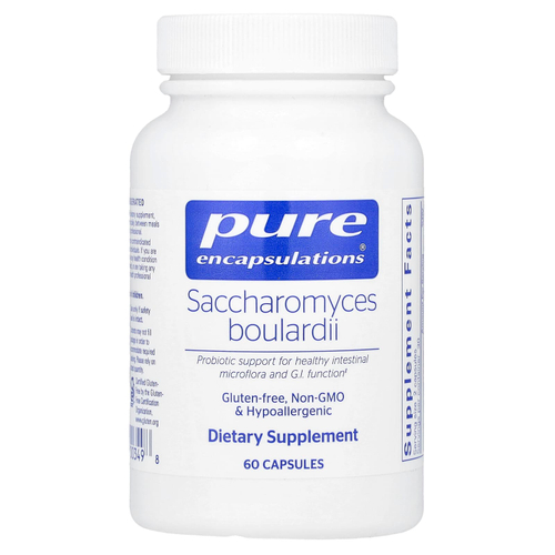 Pure Encapsulations, Сахаромицеты Буларди, 60 капсул (5 млрд КОЕ в каждой капсуле)