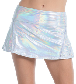 Теннисная юбка Lucky in Love All About Ikat Metallic Inline Skirt - metallic silver