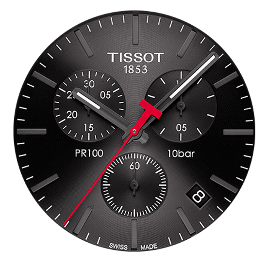 Tissot T101.417.33.051.00 мужские часы с хронографом PR 100