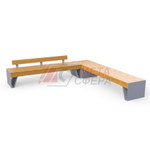 Скамейка Терон угловая