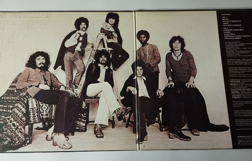 Винтажная виниловая пластинка LP Santana III (Japan 1973) (No Obi) Para Los Rumberos