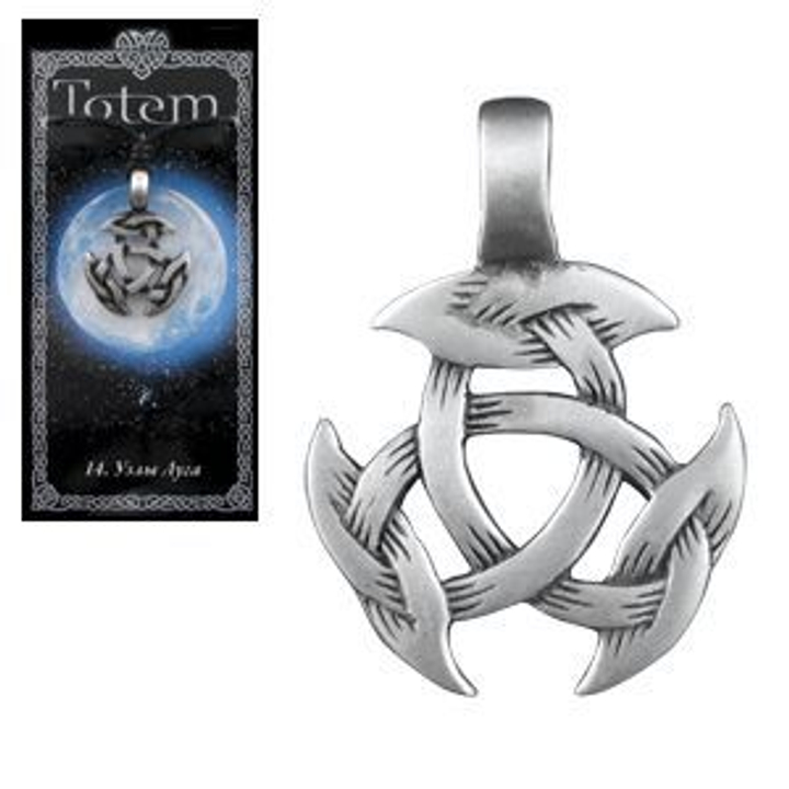 Амулет Totem № 14 Узлы луга, английское олово